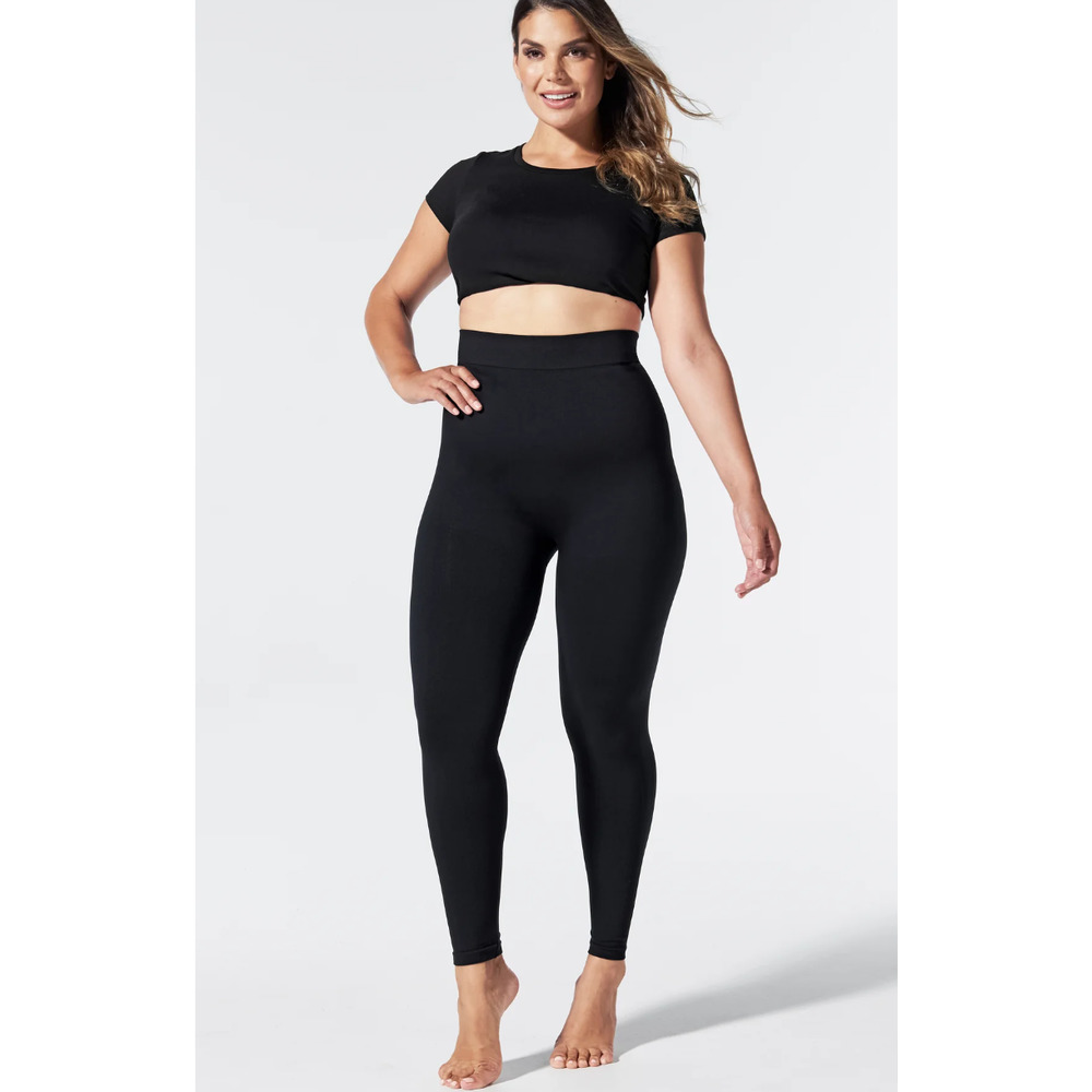 Blanqi High Waist Postpartum and Nursing Support Leggings Black Medium